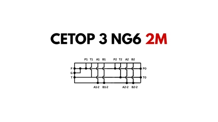 PIEDE CETOP3 NG6 2M