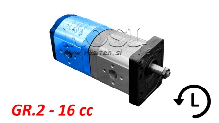 POMPĂ HIDRAULICĂ 20A16X066 SPATE GR.2 16 CC STÂNGA