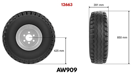 15.0/55-17 GUMI AW909 14pl ABRONCSAL 13,00X17
