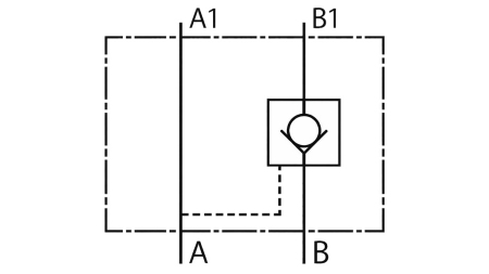 IRREVERSIBILE VALVOLA CETOP 3 (B)
