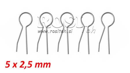 SETT MED SIKKERHETSKOBLINGER 5X2.5 (5STK)