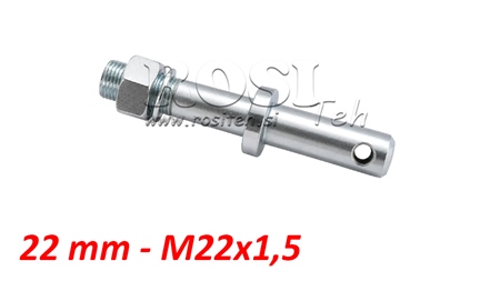 MONTAŽNI KLIN fi22mm PODALJŠAN Z NAVOJEM M22x1,5