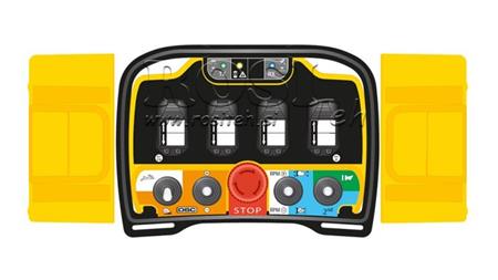 ZDALNE STEROWANIE RADIOWE - PROPORCJONALNE - ZEUS2 M4 10013 Standard