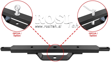 HULLBOM FOR TREPUNKT MED BRAKETT KAT. 2 (L-750MM)