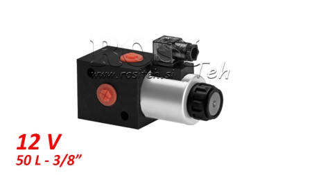 3 cestný ventil 3/8 12V - 50lit