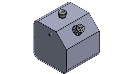 METALOWY ZBIORNIK GÓRNY 150 Lit 600x600x500mm