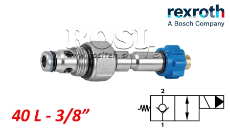 HIDRAULIČNI ZATVORENI ELEKTROMAGNETSKI KONTROLER ZA 2-PUTNI VENTIL REXROTH 3/8 40-LIT