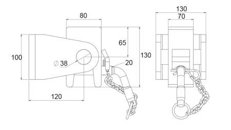 PAŠIZGĀŽAMĀ KORPUSA TURĒTĀJS 80x100 - DAKŠAS TIPS - ECO