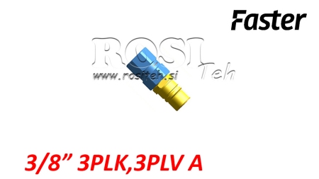 CONECTOR RÁPIDO MACHO PARA MULTI-FASTER 3/8 3PLK 3PLV A PARTE MÓVIL