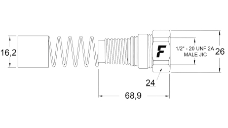 HUN HURTIGKOBLING TIL MULTI-FASTER 1/4 FAST DEL