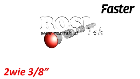 TURVAPAINIKE MULTI-FASTER 3/8 2TIELLE KIINTEÄ OSA