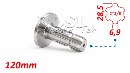 КАРДАНЕН АДАПТЕР С ФЛАНЕЦ 1-1/8 (120 mm)