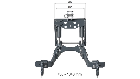 UNIVERZALNI KIT PREDNJA ČELNA HIDRAVLIKA FLEX 2KAT ZA TRAKTOR 1500kg