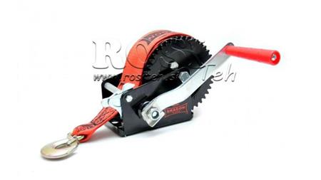 HAND WINCH DWK 16 - 725 kg - SYNTHETIC BELT