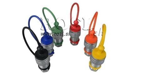 COPERTURA PROTETTIVA IN GOMMA NERA - RACCORDI RAPIDI FEMMINILI