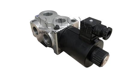 valvă cu 6 căi 3/4 (6/2) 12V - 140lit