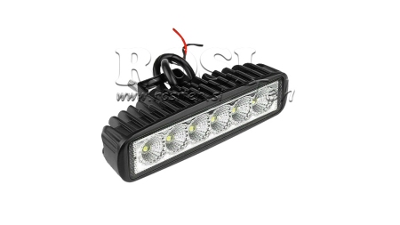 LED ARBEIDSLYS - LYS 6 LED 18W 12V-24V