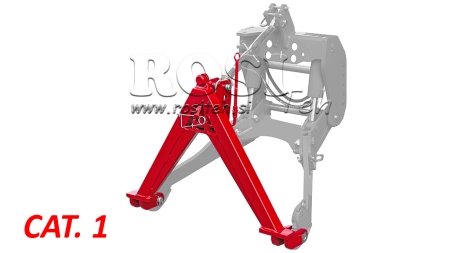 FRONT TRIANGLE FOR FRONT TRACTOR HYDRAULICS CAT.1 - 730 mm - 1200 kg