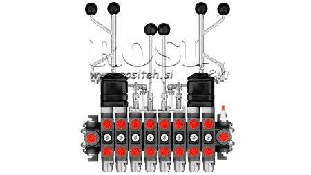 VANĂ HIDRAULICĂ HIAB 8XPC70 + 2X JOYSTICK EURO 3 POZIȚII