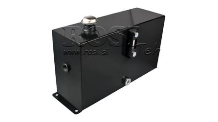 METALOWY ZBIORNIK 12 LITRÓW KOSTKA 255x120x450mm W KOMPLECIE Z WYPOSAŻENIEM