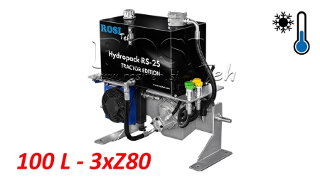 HYDRAULICKÁ SADA TRAKTORA S KAPACITOU 100L A PRÚDOM 53L/MIN 3XZ80 - S OLEJOVÝM CHLADIČOM