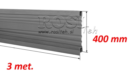SIDE PANEL TIL TIPPER TRAILER 3 MET. - HØJDE 400 MM