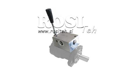 MANUAL VALVE FOR HYDROMOTOR MP-MR-MH OPEN CENTER - 50lit