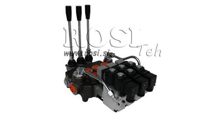 VALVĂ HIDRAULICĂ 3xP80 - EO 12V