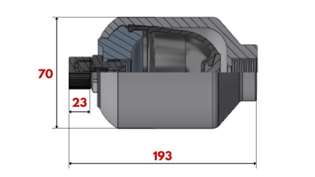 HIDRAULIČNI AKUMULATOR 0,35 LIT - M18x1,5