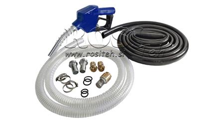 DIESELDRIVSTOFF PUMPE 600W 40 l/min MED MÅLER OG DISPENSERPISTOL