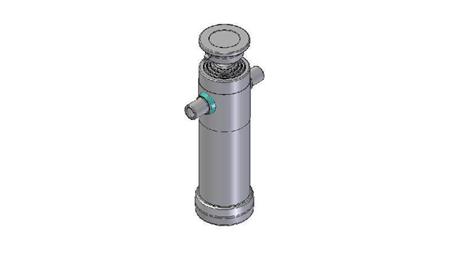3066S - TELESCOPIC CYLINDER STANDARD/BALL 4 STAGES STROKE 1190 DIAMETER 112