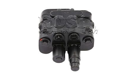 VÁLVULA DE CONTROL HIDRÁULICO DLM-122/2 2xP80 L/min DETECCIÓN DE CARGA CON FUNCIÓN DE FLOTE