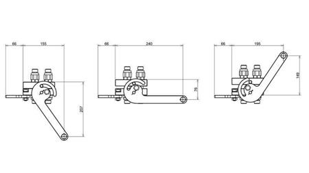 RACCORD MULTI-FASTER 4 voies BSP1/2 NOUVEAU TYPE PIÈCE TRACTEUR