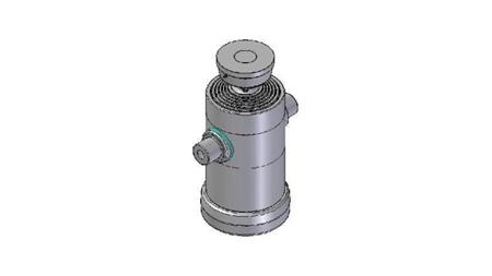 6064S -CILINDRO TELESCÓPICO ESTÁNDAR/BOLA 6 ETAPAS RECORRIDO 2100 DIÁMETRO 240