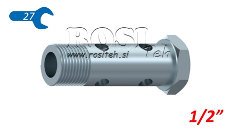 HYDRAULICZNY HOLLOW BOLT DOUBLE 1/2