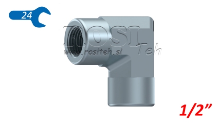 HYDRAULICKÉ KOLENO 90° KRÁTKÉ SAMICA–SAMICA 1/2