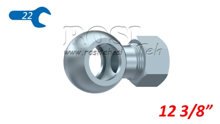 МЕТАЛЕН МАРКУЧ БАНДЖО 3/8 С ГАЙКА