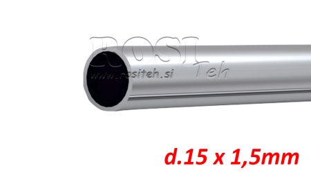 MANGUERA HIDRÁULICA METÁLICA d.15 x 1.5mm