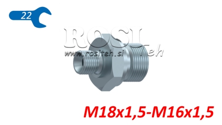 HYDRAULICKÝ REDUKTOR M18X1.5-M16X1.5