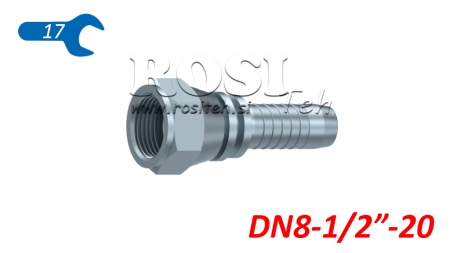CONEXIUNE HIDRAULICĂ DKJ JIC74° FEMELĂ DN8-1/2”-20