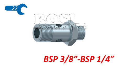 HIDRAVLIČNI VOTLI VIJAK BANJO BSP3/8 S PODALJŠANIM NAVOJEM BSP1/4