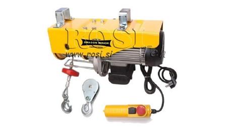 WINCH ELECTRIC 230 V DWI 125/250 kg