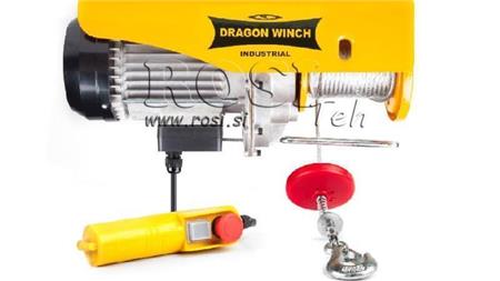 WINCH ELECTRIC 230 V DWI 400/800 kg