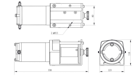 12 V ELEKTRIČNI VITEL RS-2500 - 1130 kg ECO