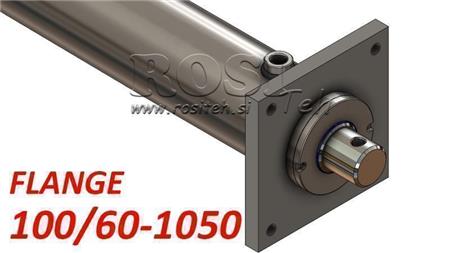 cilindru hidraulic cu placă de montare 100/60-1050