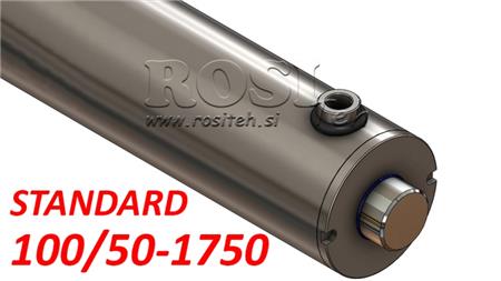 HYDRAULIC CYLINDER STANDARD 100/50-1750