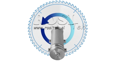 STØBEJERNS CIRKELSAVAKSEL 300MM (VENSTRE GEVIND)