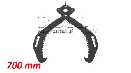 HAND FORESTRY GRAPPLES GRIPPER HD70 (700 MM) - PAINTED