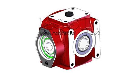 RIDUTTORE - MOLTIPLICATORE RT45 PER MOTORE IDRAULICO MP/MR relazioni 1,9:1