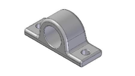 MONTAGGIO PER CILINDRO TELESCOPICO FI35